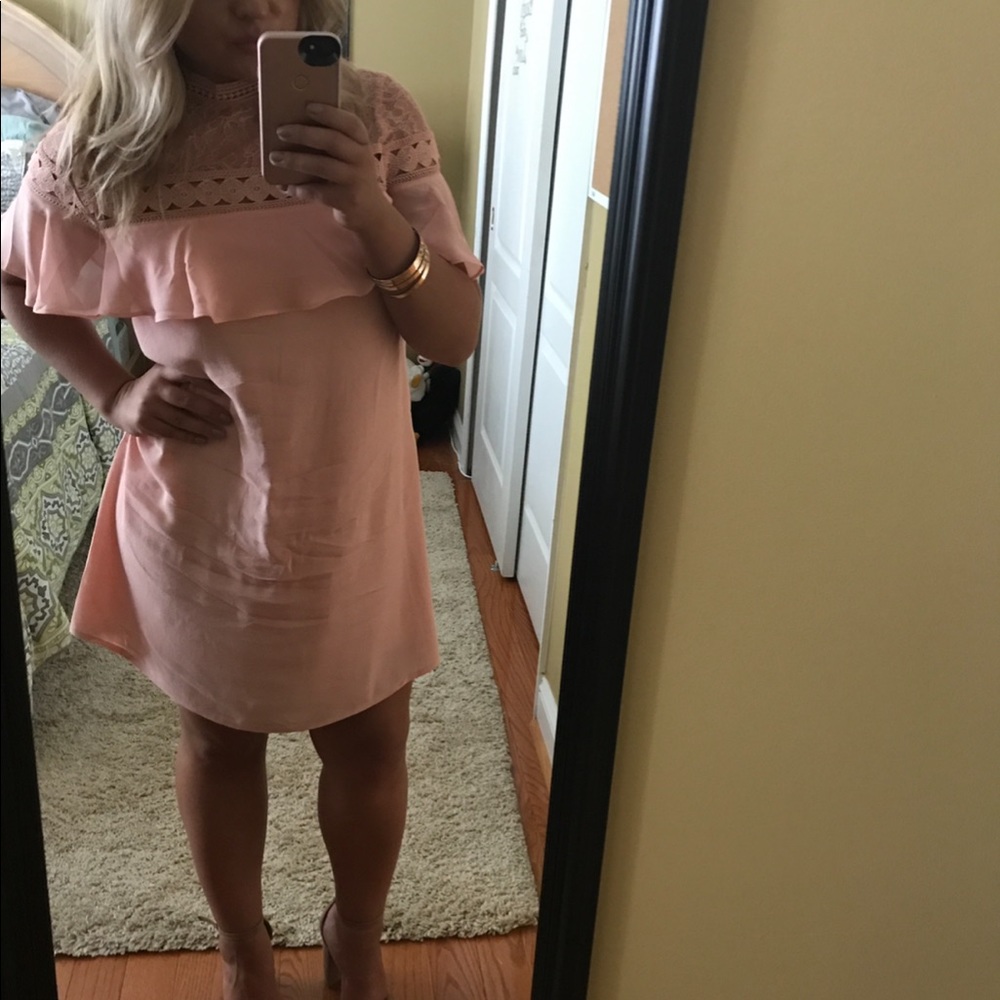 Pale pink dress